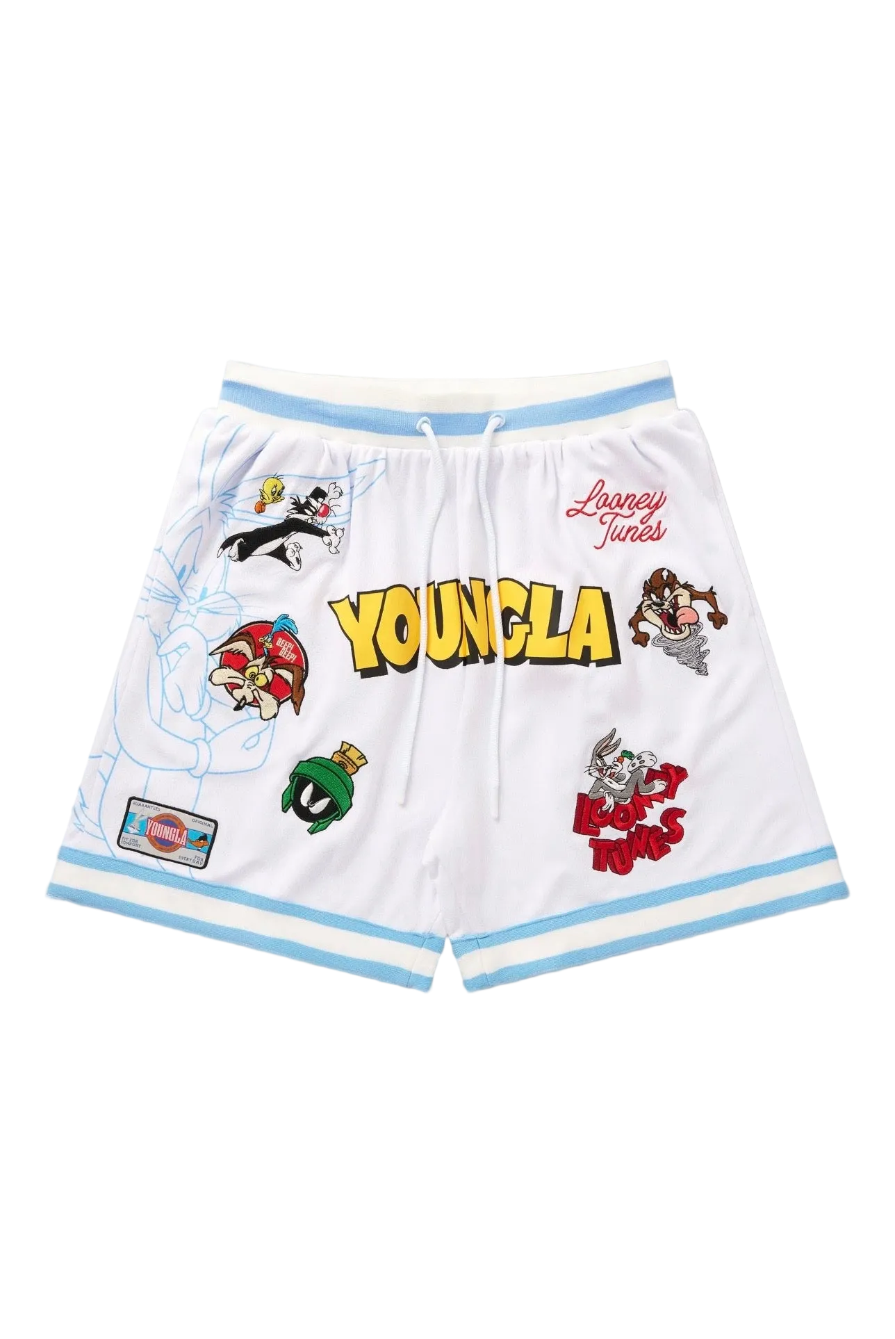 LOONEY TUNES EMBROIDERED PATCH-1071 (WHITE)