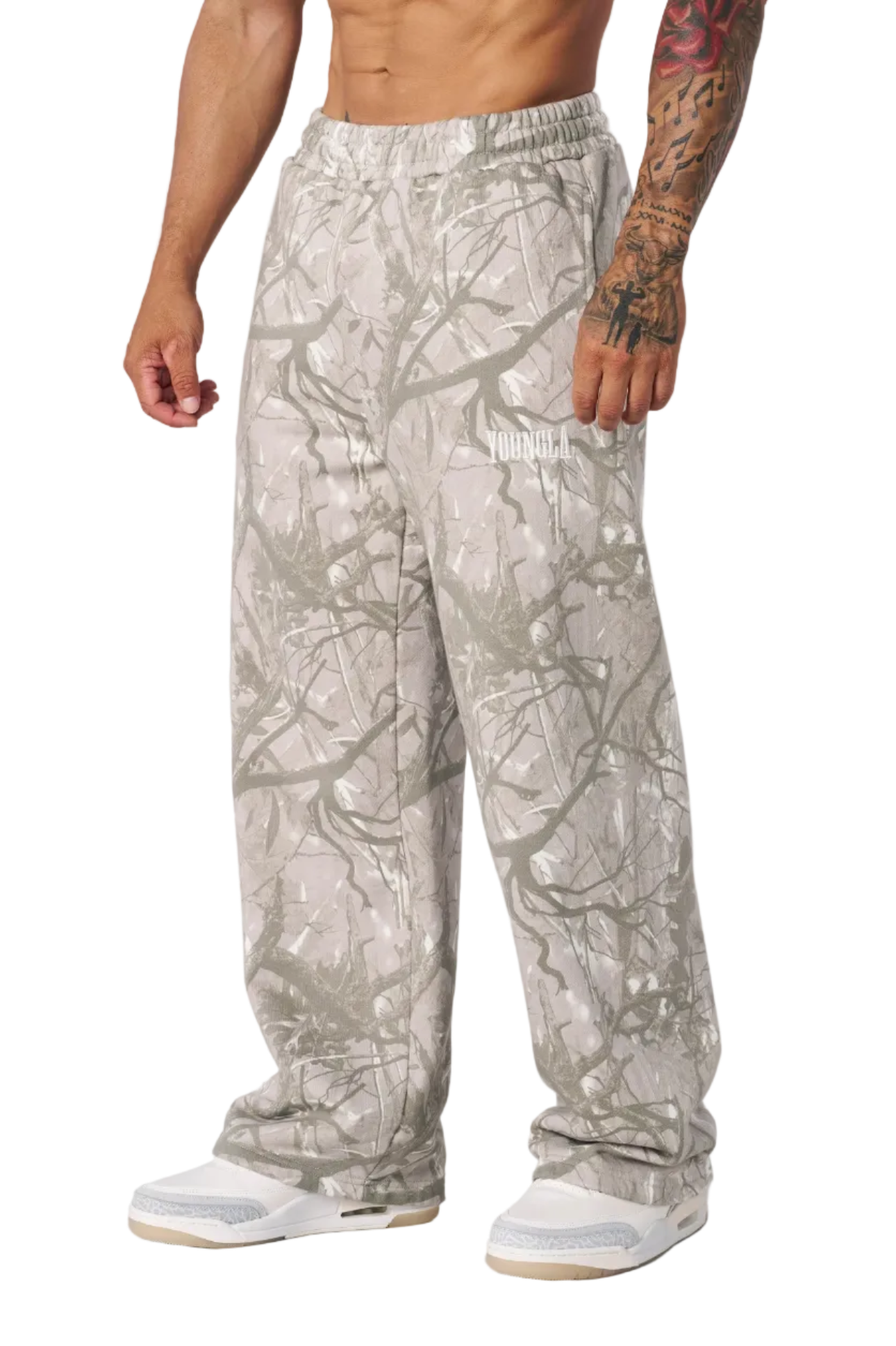 TREE CAMO BAGGY SWEATS-2133 (TAN TREE)