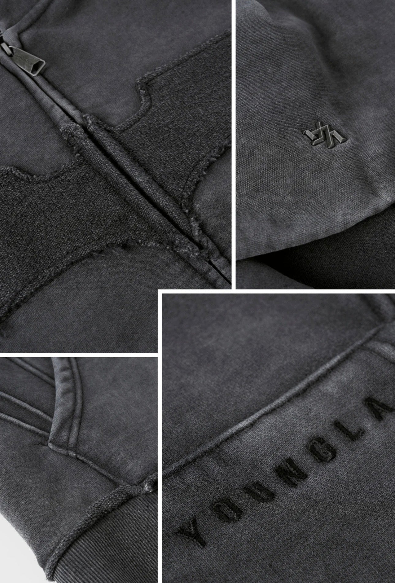 BATMAN ARMORED ZIP-UPS-5209 (BLACK WASH)