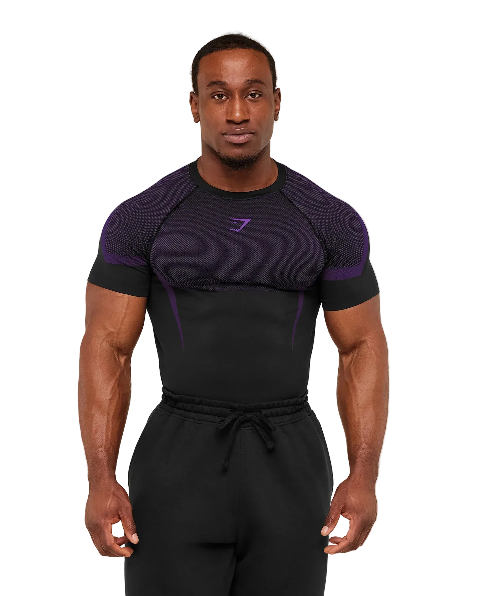ONYX 5.0 T-SHIRT (BLACK/ATHLETIC PURPLE)