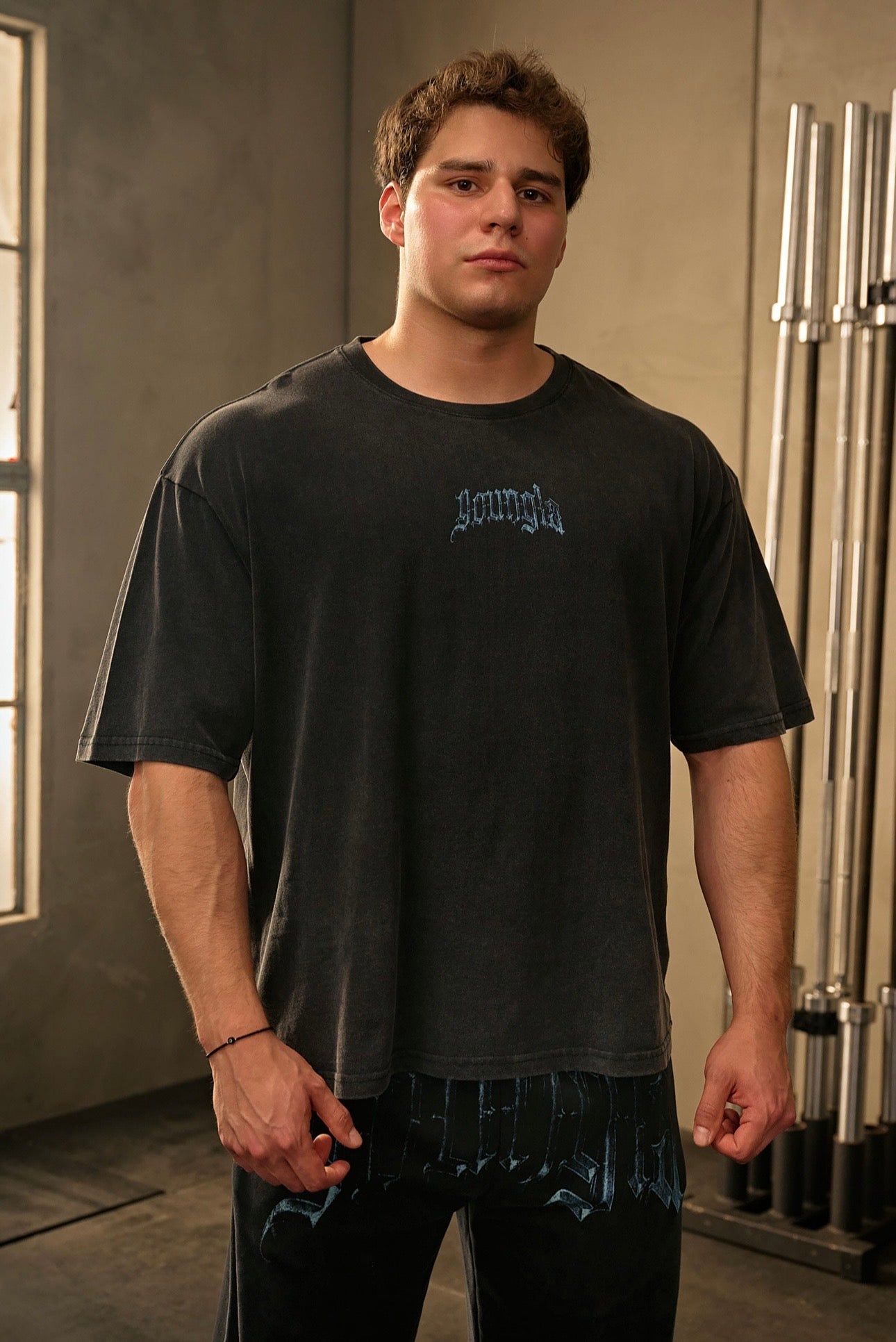 YLA x AXEL-SPARTAN TEE-4135 (BLACK/BLUE)