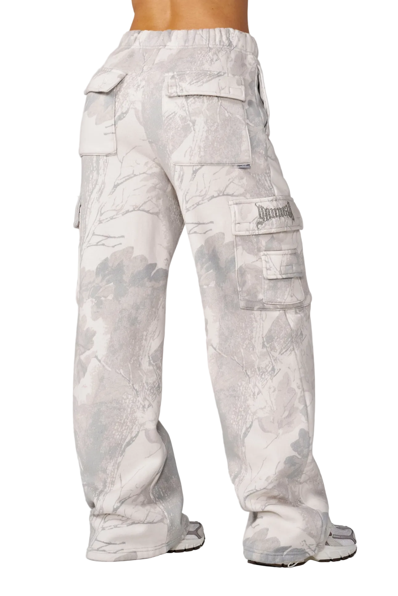 CAMO CARGO JOGGERS-W2230 (GREY)