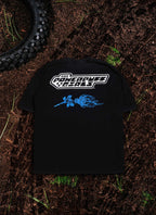 ROWDY BLUE AMERICAN CLASSIC OVERSIZED TEE IN VINTAGE BLACK