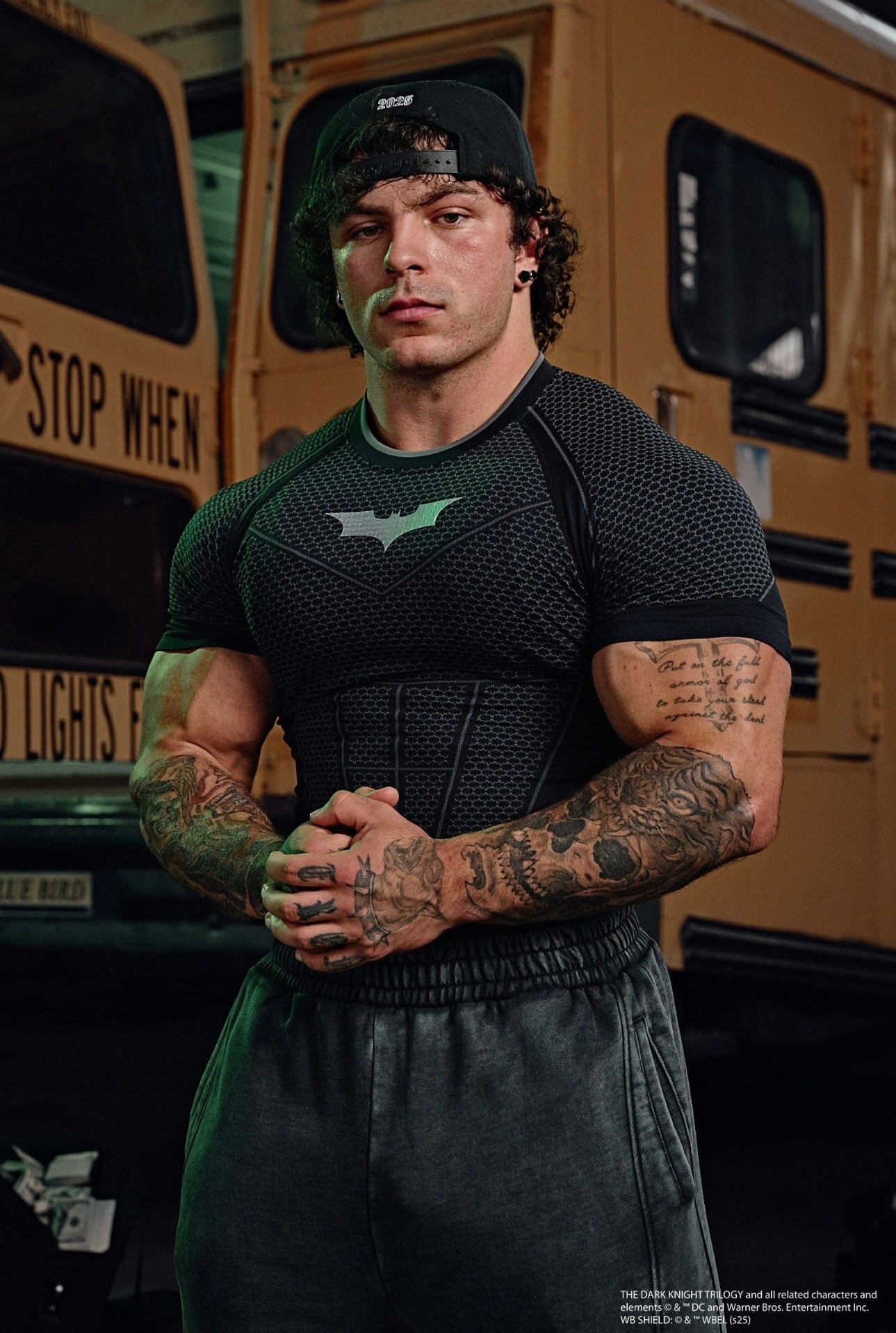 BATMAN COMPRESSION TEE-4259 (BLACK)