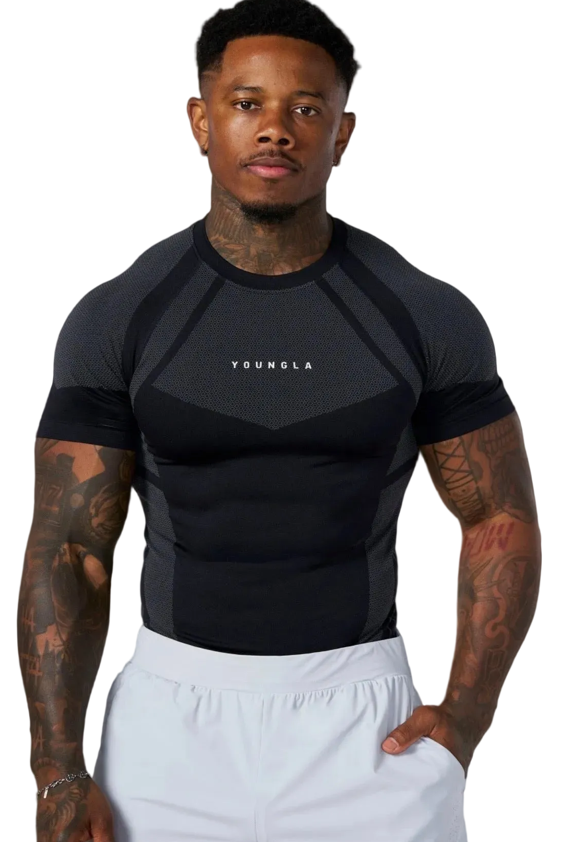 APEX COMPRESSION TEE-4294 (BLACK)