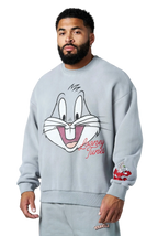 LOONEY TUNES FACES CREWNECKS-5255 (BUNNY F)