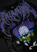 MOJO’S THORN RUSH “SIDE BY SIDE” 199X OVERSIZED TEE IN BLACK