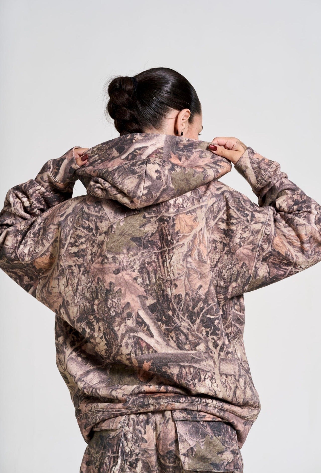 HUNTING SEASON HOODIE-W551 (GREEN CAMO)