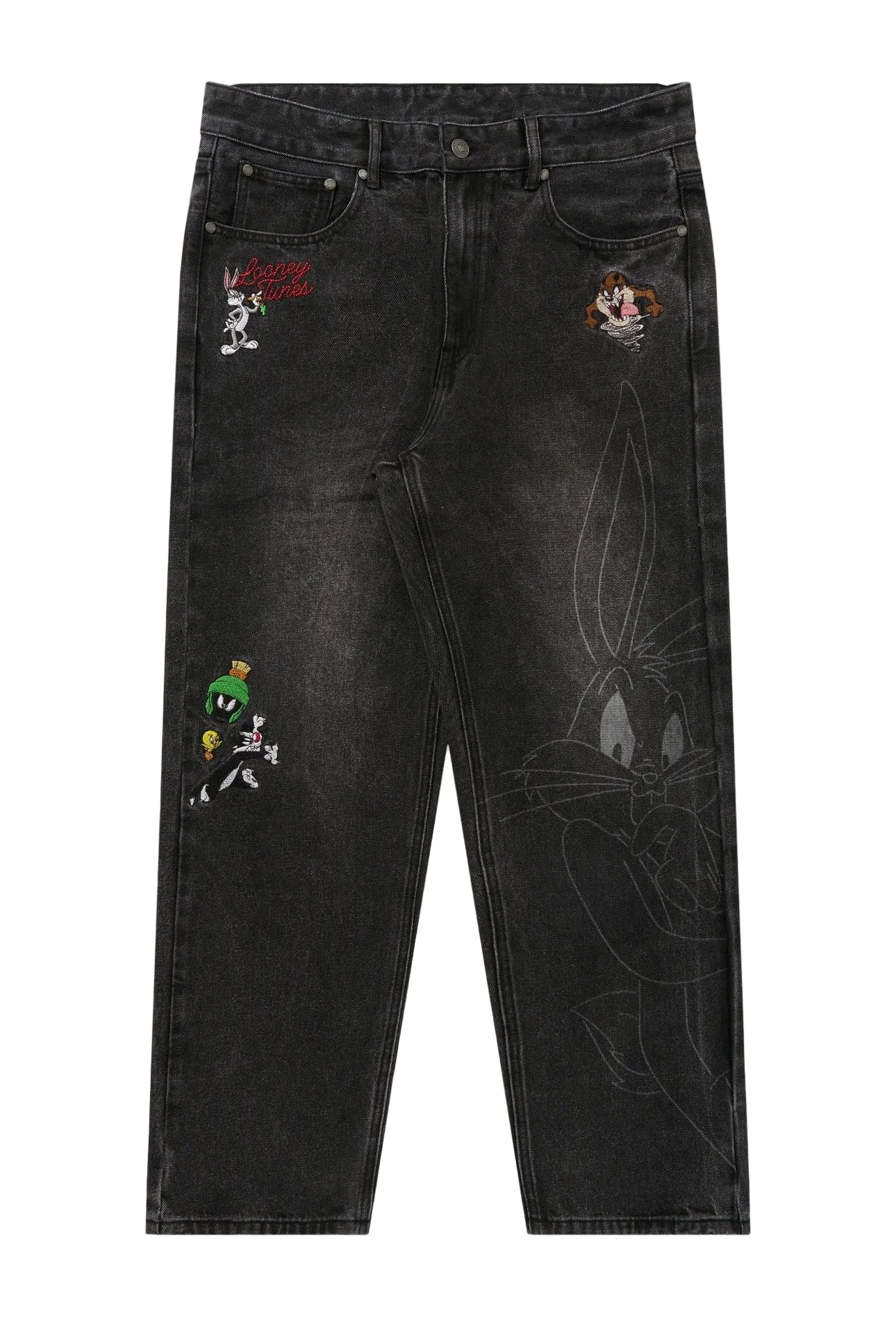 LOONEY TUNES DENIM JEANS-6035 (BLACK)