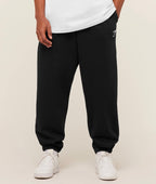 GYMSHARK CREST OVERSIZED JOGGERS (BLACK)