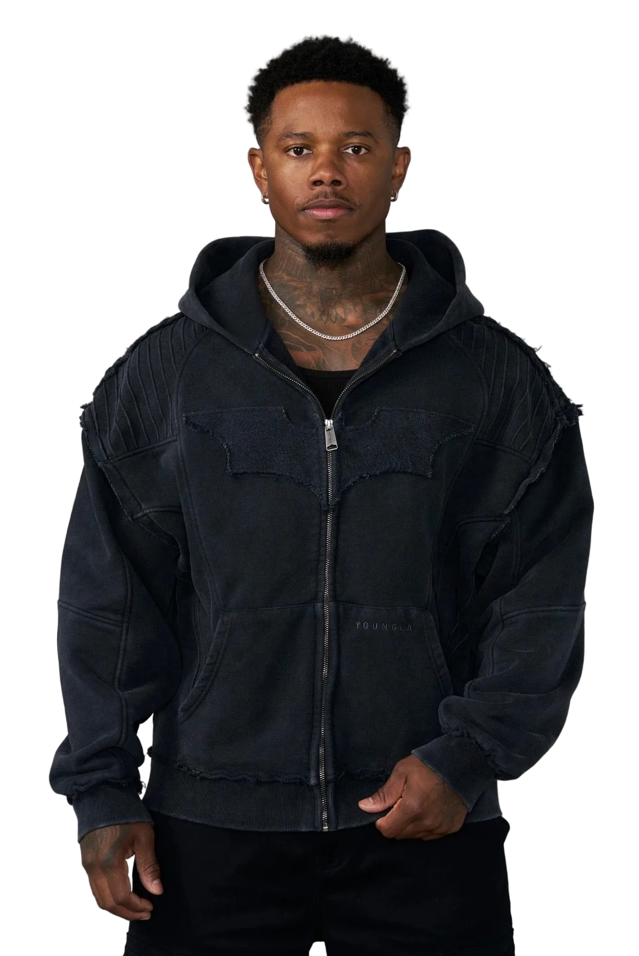 BATMAN ARMORED ZIP-UPS-5209 (BLACK WASH)