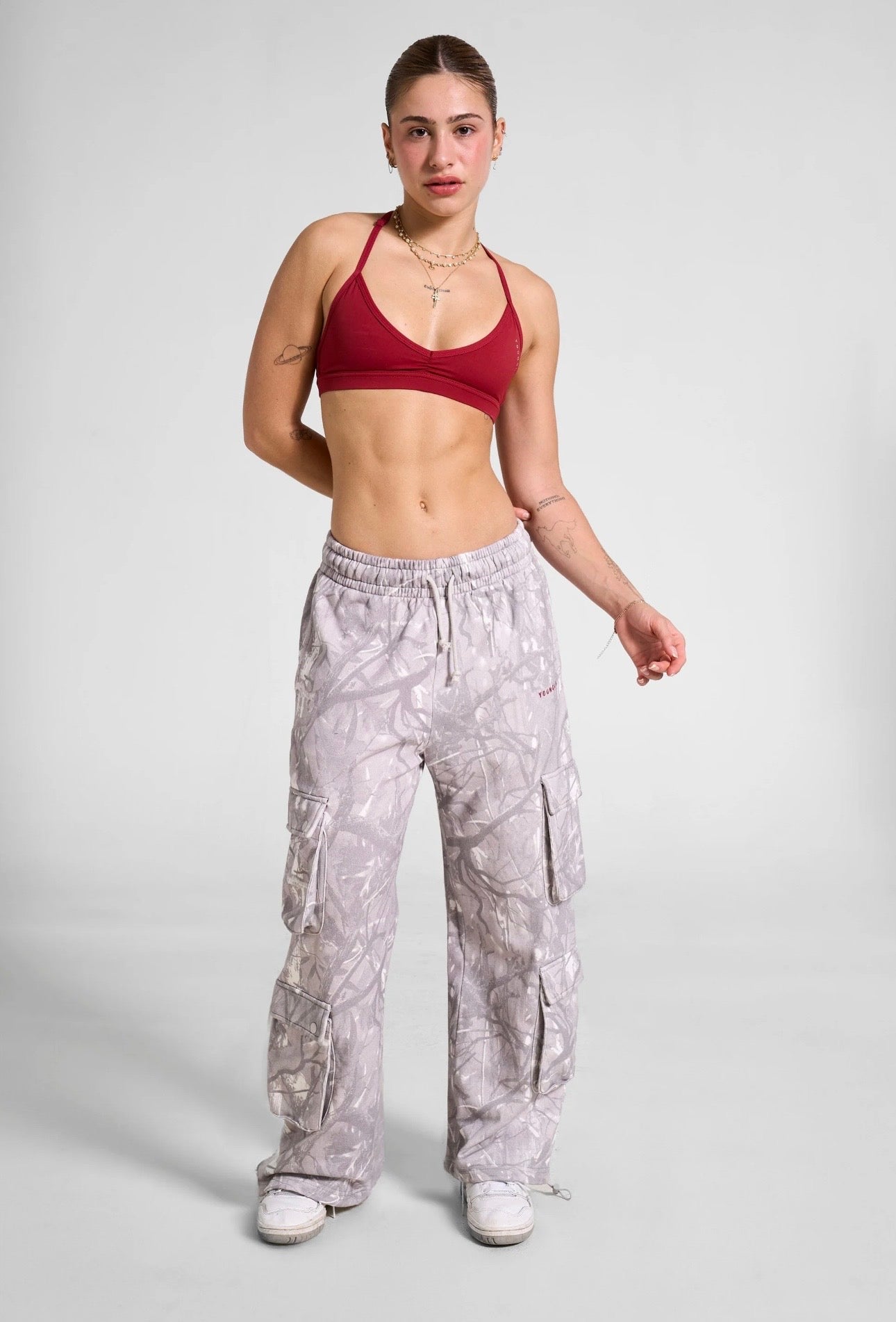 HUNTING SEASON CARGO JOGGERS-W251 (GREY CAMO)