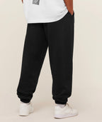 GYMSHARK CREST OVERSIZED JOGGERS (BLACK)