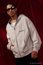 LOONEY TUNES PLAID ZIP-UPS-5257 (GREY)