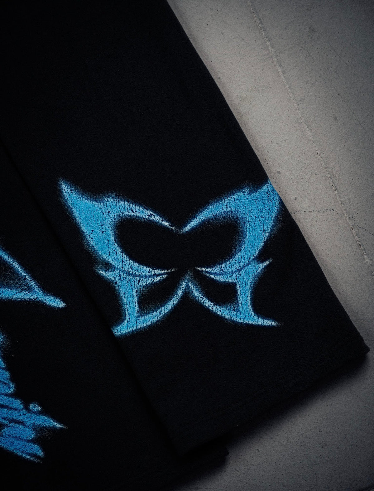NY WIDE LEG SWEATS (BLUE)