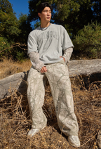 TREE CAMO BAGGY SWEATS-2133 (TAN TREE)