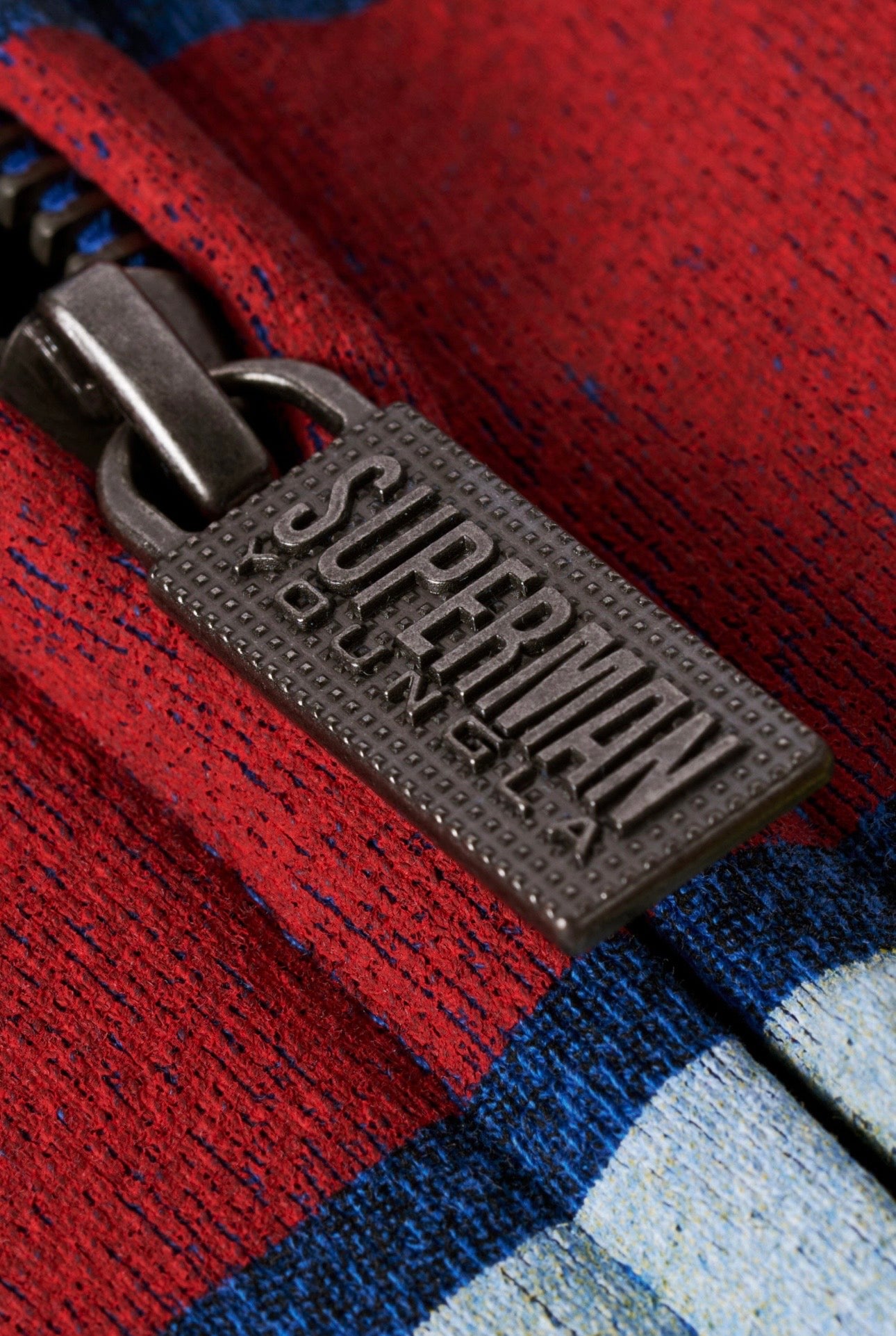 SUPERMAN DRIP ZIP-UPS-5011 (BLACK)