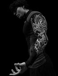 VOID TECH BLOOD WYVERN FULL-ZIP LONGSLEEVE COMPRESSION (VOID BLACK)