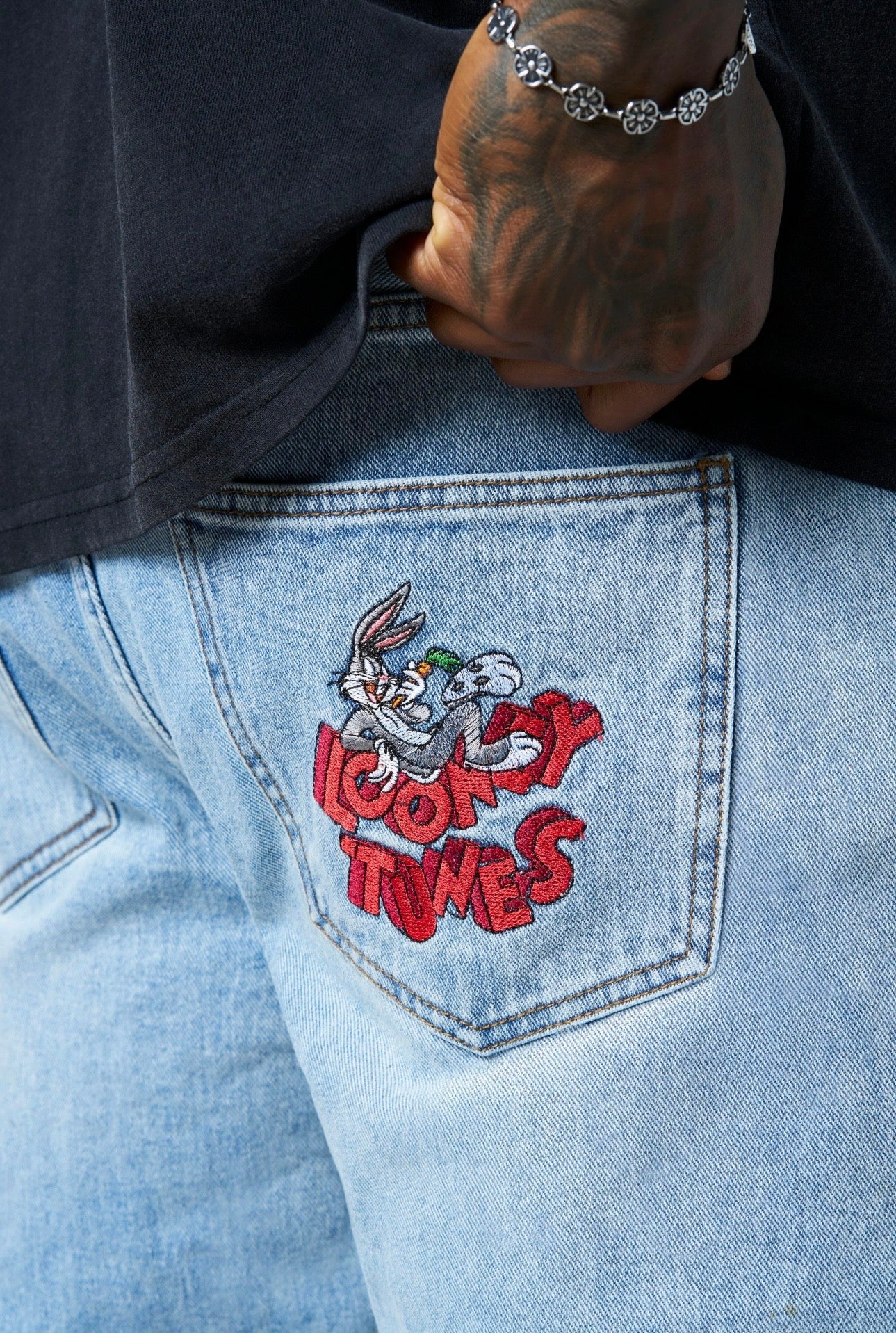 LOONEY TUNES DENIM JEANS-6035 (BLUE)