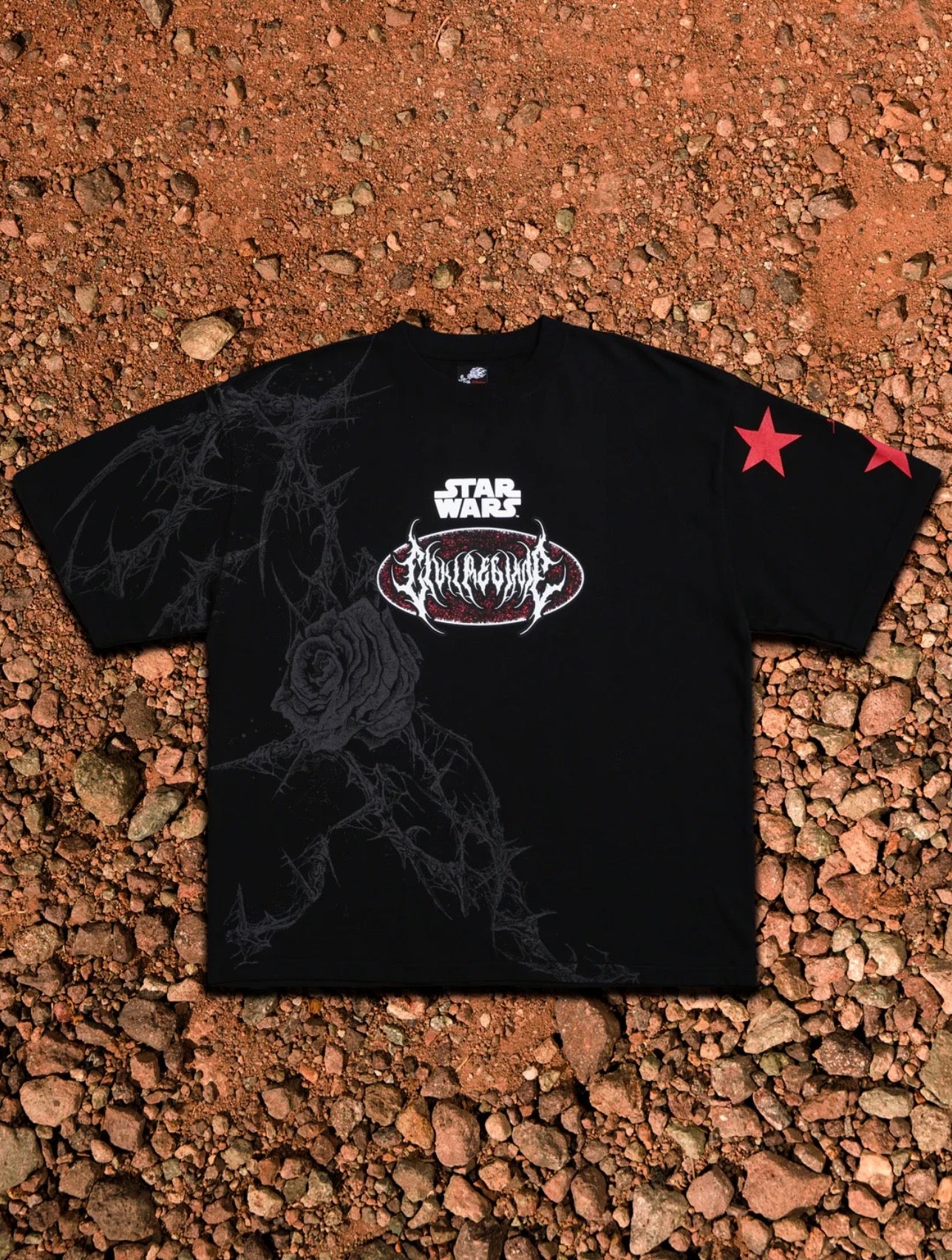 VADER’S GRIT 199X OVERSIZED TEE IN BLACK