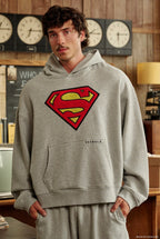 SUPERMAN LEGACY HOODIES-5079 (GREY)