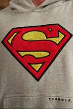 SUPERMAN LEGACY HOODIES-5079 (GREY)