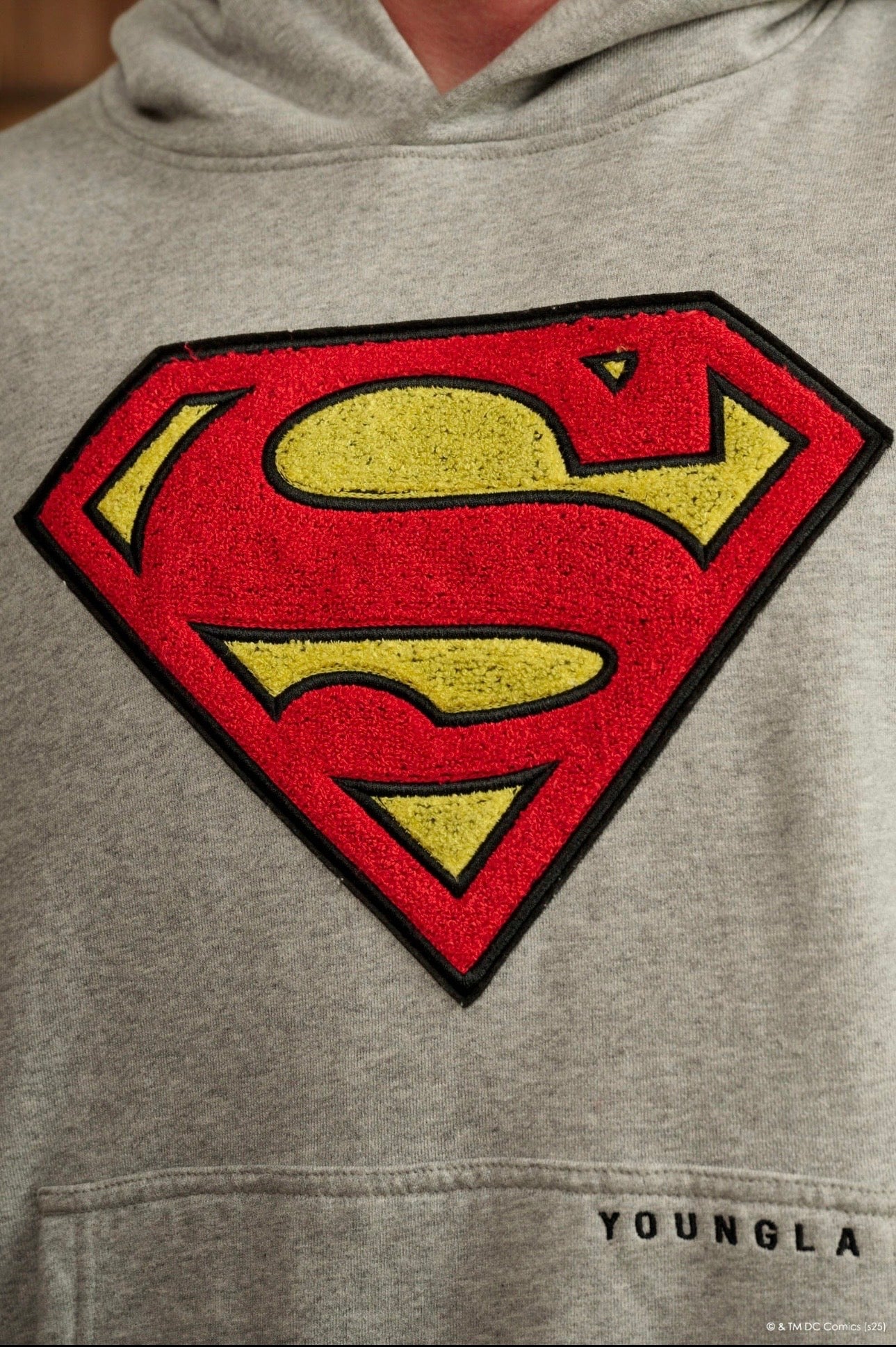SUPERMAN LEGACY HOODIES-5079 (GREY)