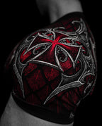 VOID TECH ARMORED SHORT SLEEVE COMPRESSION (BLOOD METAL)