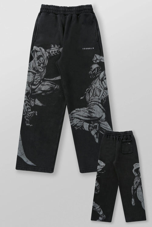 BATMAN LEGENDS JOGGERS-2158 (BATTLE BLACK)