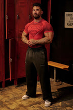 SUPERMAN SWEATS-2032 (BLACK)