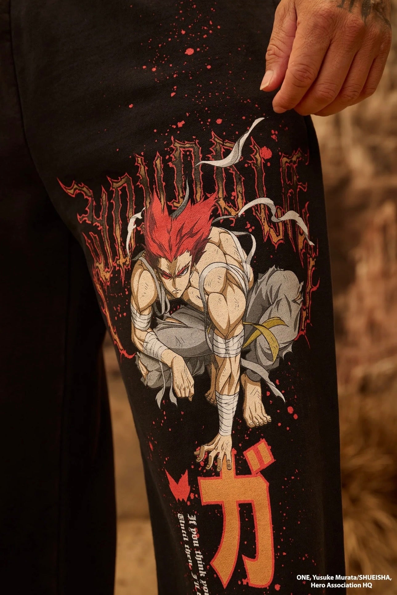 ONE PUNCH MAN SWEATS-2017 (BLOODSHOT)