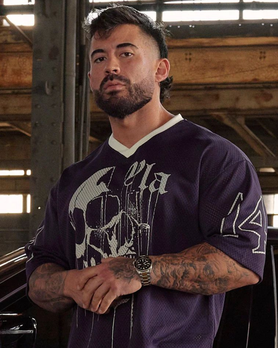 DRIPPY SKULL JERSEY-4051