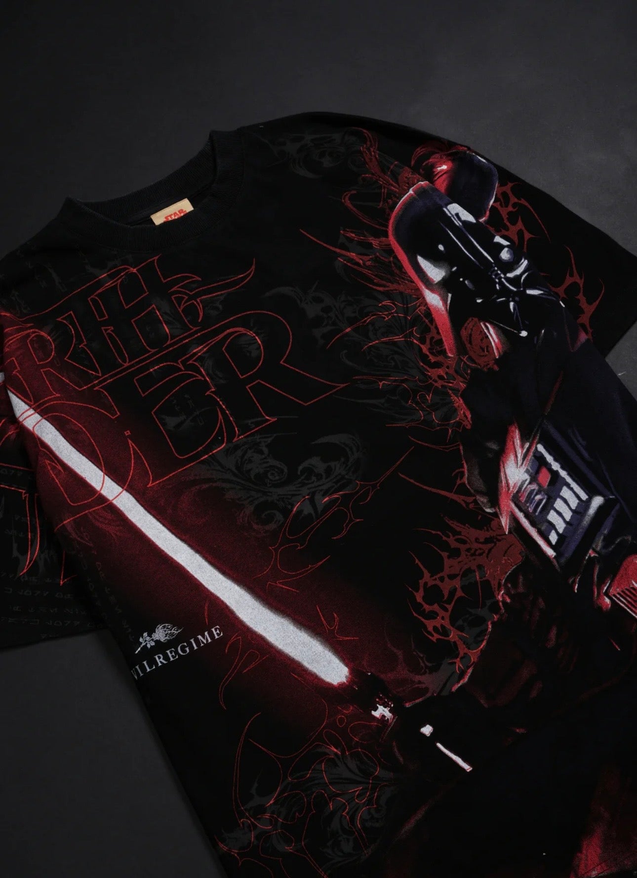 DARTH LORD AMERICAN CLASSIC OVERSIZED TEE IN VINTAGE BLACK