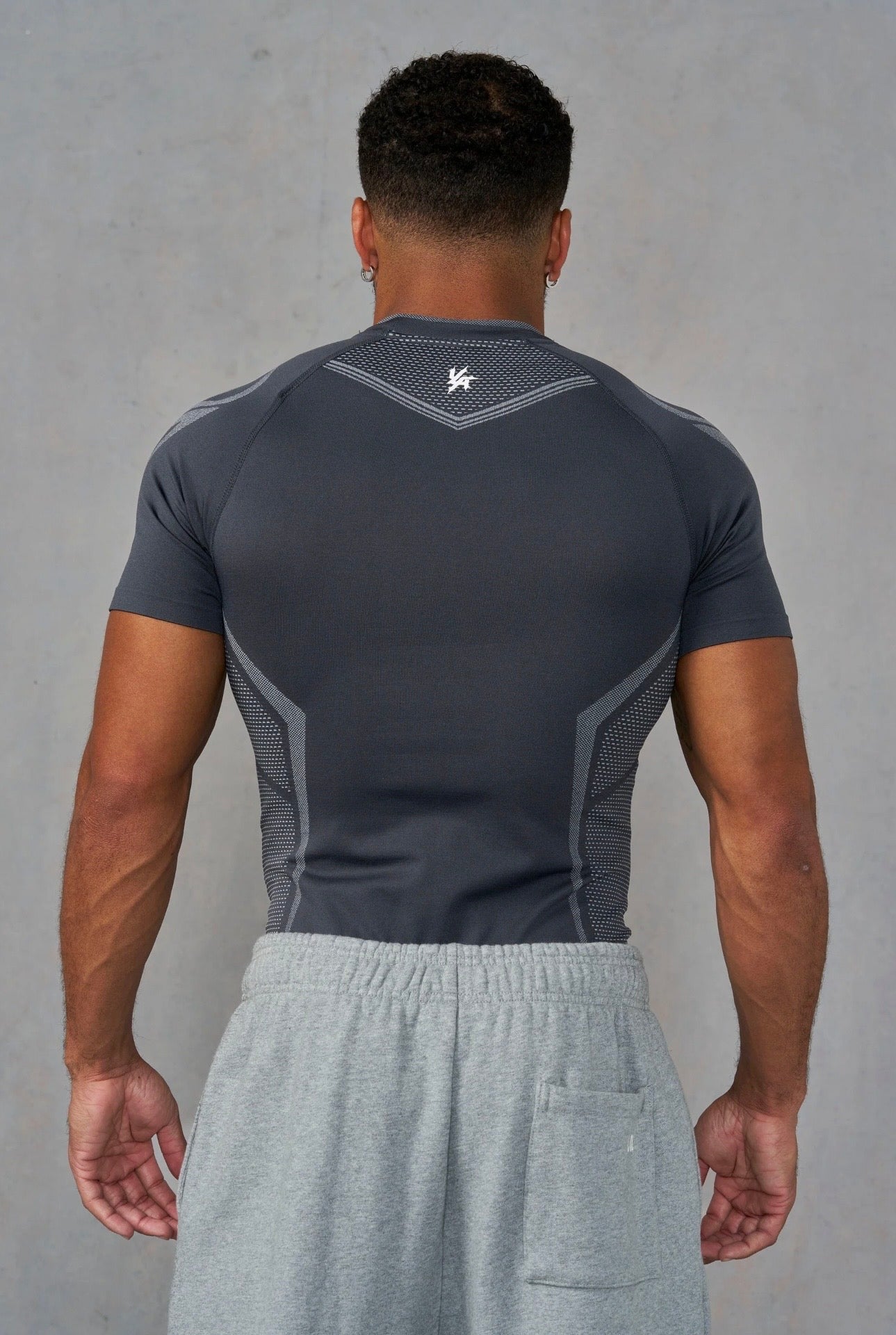WARRIOR X COMPRESSION TEE-4065 (GREY/GREY)