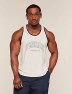 GYMSHARK COLLEGIATE TECH TANK (SOFT WHITE)