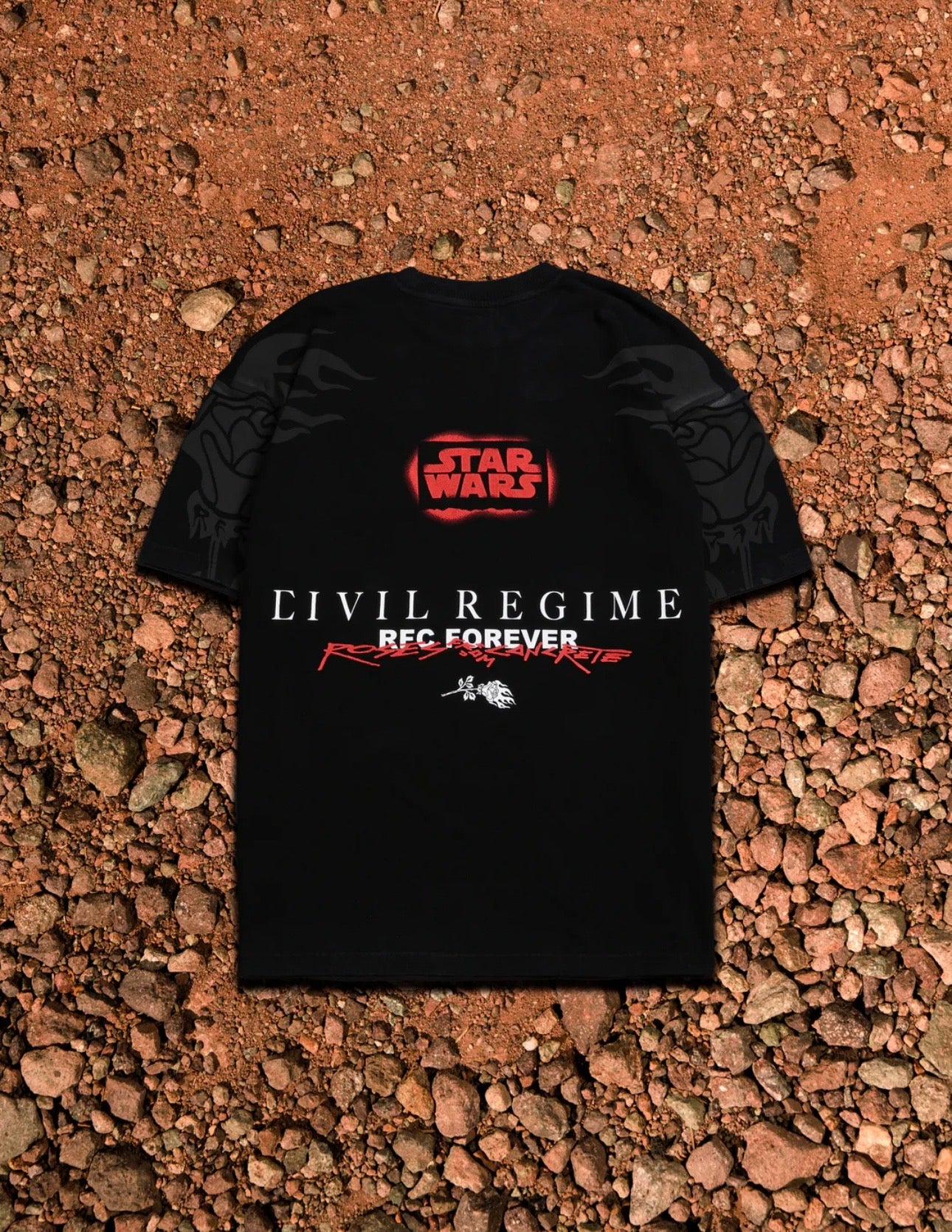 DARTH LORD AMERICAN CLASSIC OVERSIZED TEE IN VINTAGE BLACK
