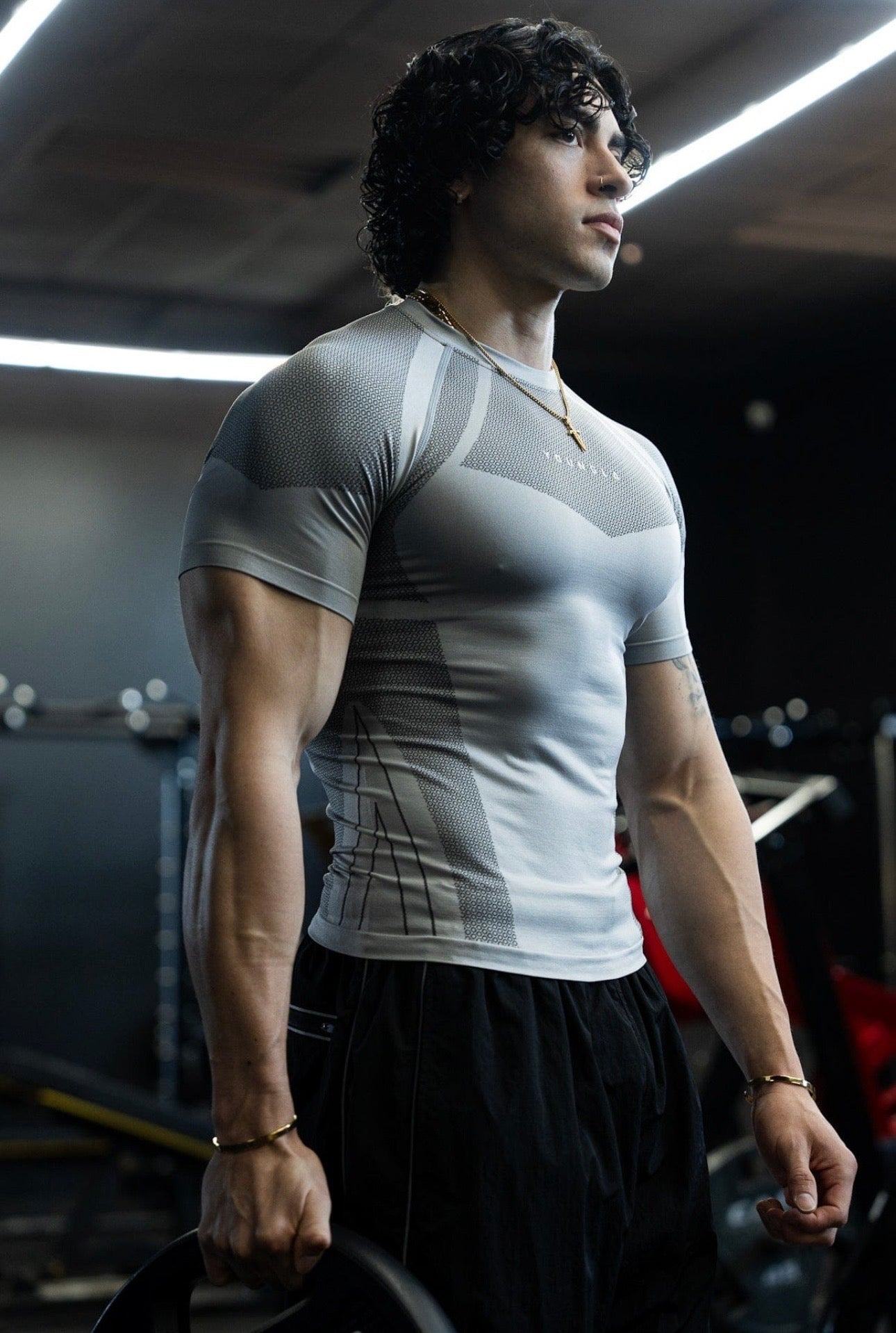 APEX COMPRESSION TEE-4294 (GREY)