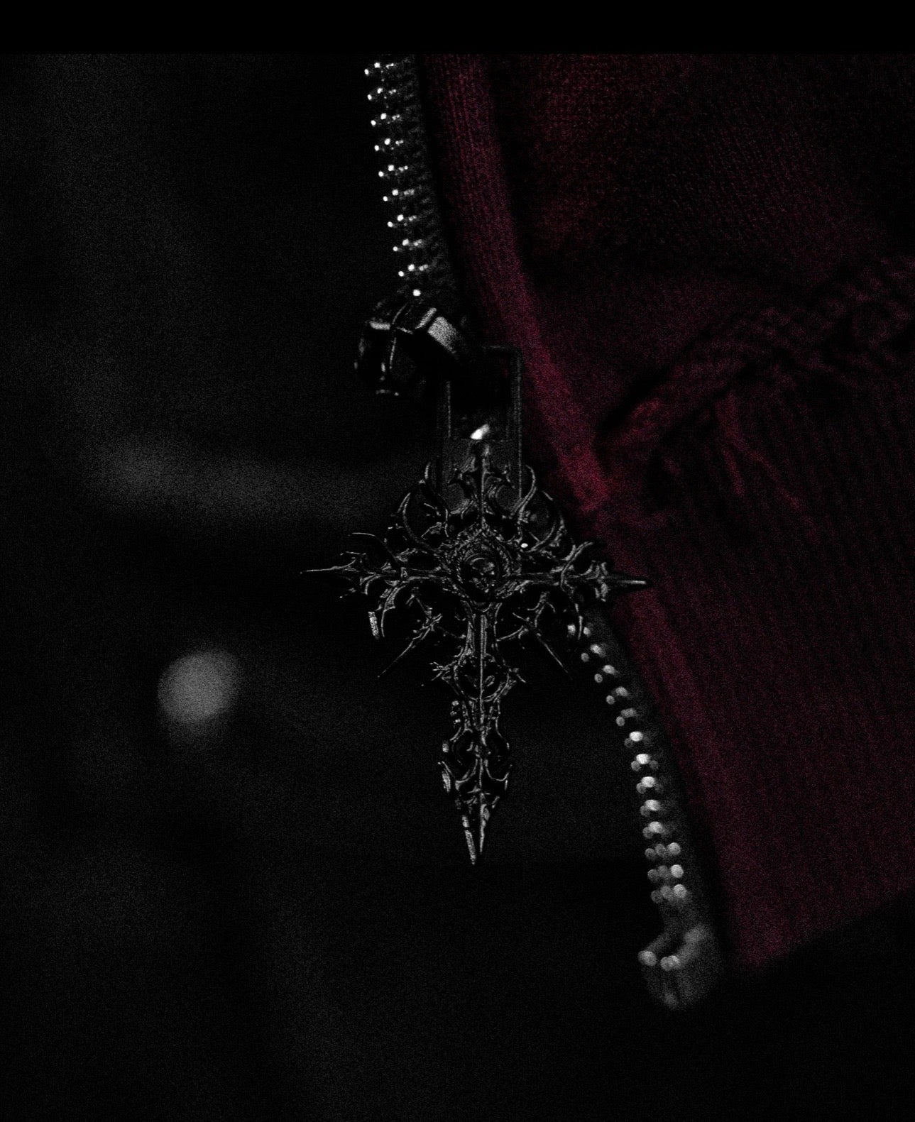 RUINED OVERSIZED ZIP-UP HOODIE (VIOLA)