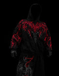 VINDICATOR TARNISHED CARGO OVERSIZED ZIP-UP HOODIE (NIGHTMARE )