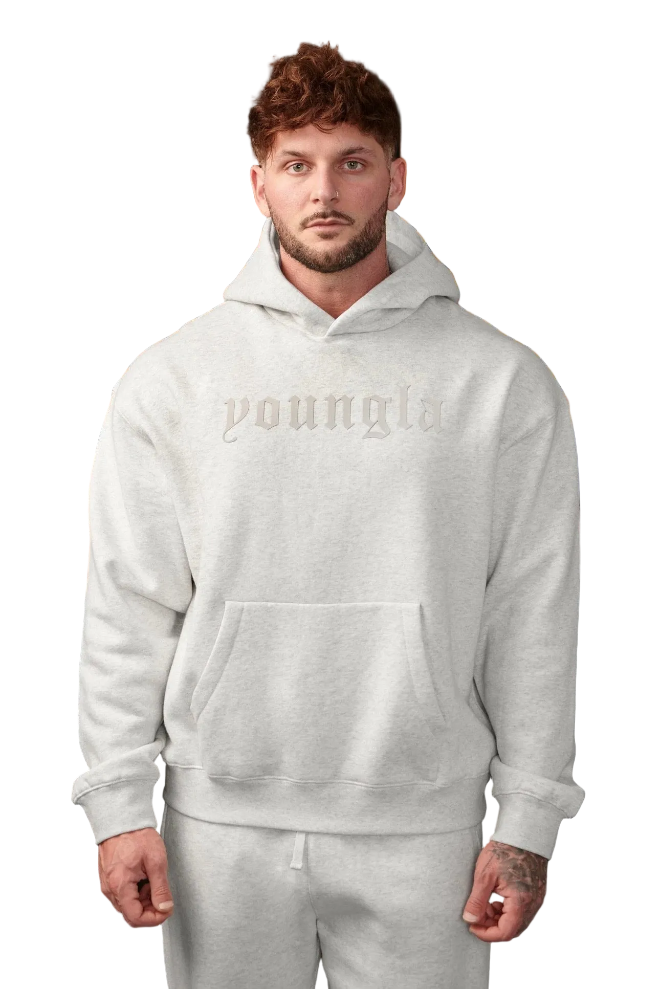 CLOUD 9 HOODIES-566 (OATMEAL)