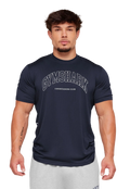 GYMSHARK COLLEGIATE TECH T-SHIRT (HEAVY BLUE)