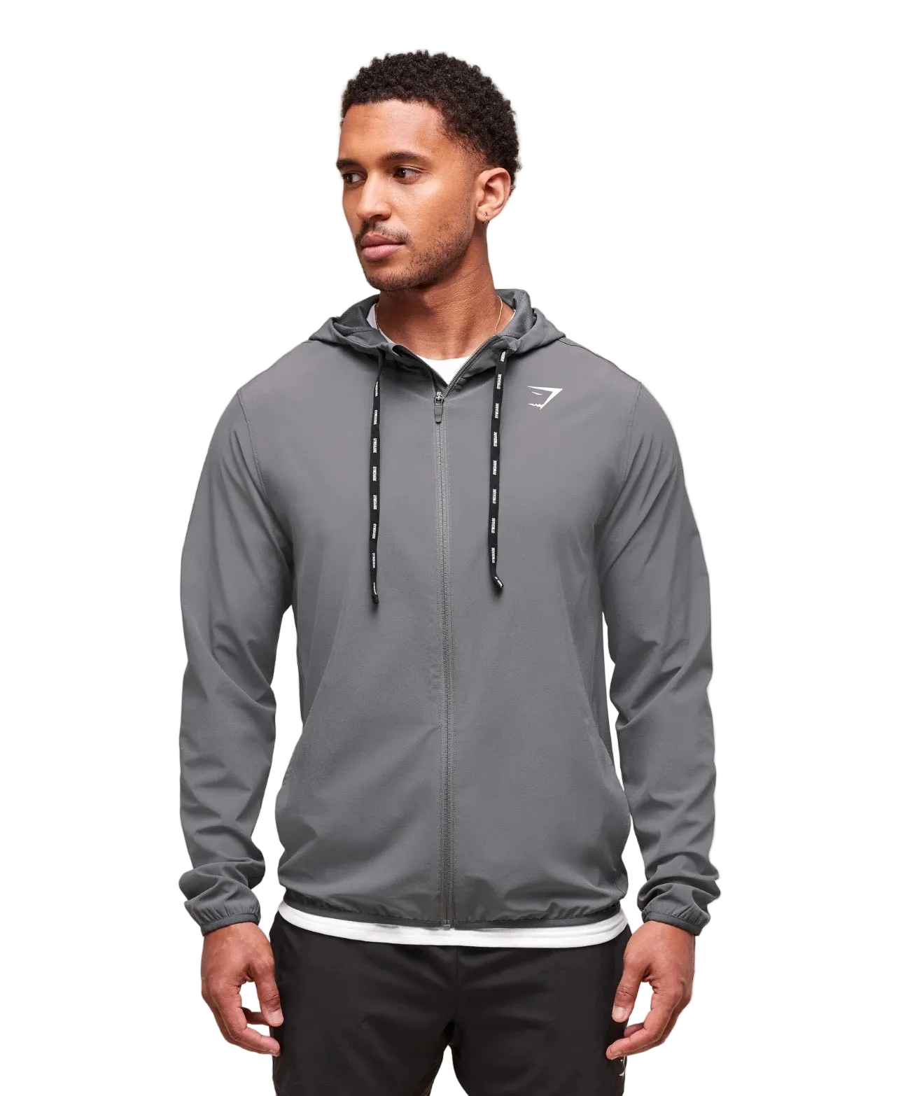 GYMSHARK ARRIVAL TRACK JACKET (SILLHOUTE GREY)