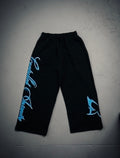 NY WIDE LEG SWEATS (BLUE)