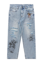 LOONEY TUNES DENIM JEANS-6035 (BLUE)