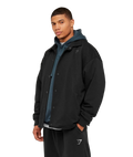 GYMSHARK POWER COACH JACKETS (BLACK/ASPHALT GREY)
