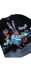 CIVIL REGIME (MONEYS MONEY “SIDE BY SIDE” 199X OVERSIZED TEE IN VINTAGE BLACK)