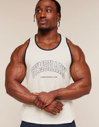 GYMSHARK COLLEGIATE TECH TANK (SOFT WHITE)