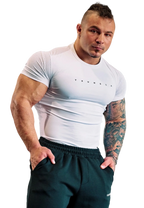 AIRFLEX COMPRESSION TEES-4083 (WHITE)