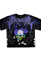 MOJO’S THORN RUSH “SIDE BY SIDE” 199X OVERSIZED TEE IN BLACK