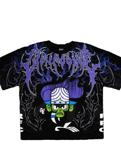 MOJO’S THORN RUSH “SIDE BY SIDE” 199X OVERSIZED TEE IN BLACK